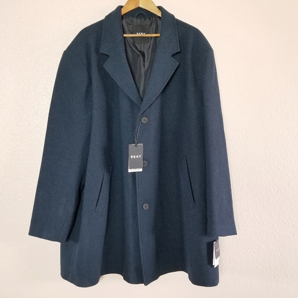 DKNY Women's Navy Coat
